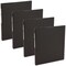 Avery Economy 3 Ring Binder, 1/2 Inch Round Rings, 4 Black Binders (03201)